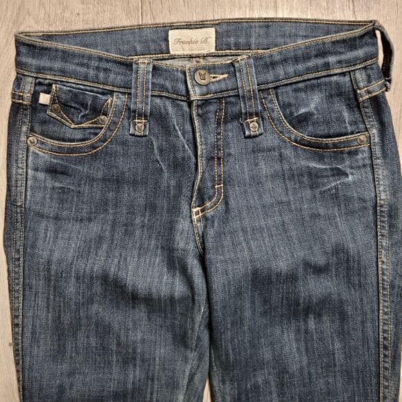 Vintage Frankie B Bootcut Stretch Denim Jeans Size 4 - Picture 2 of 8